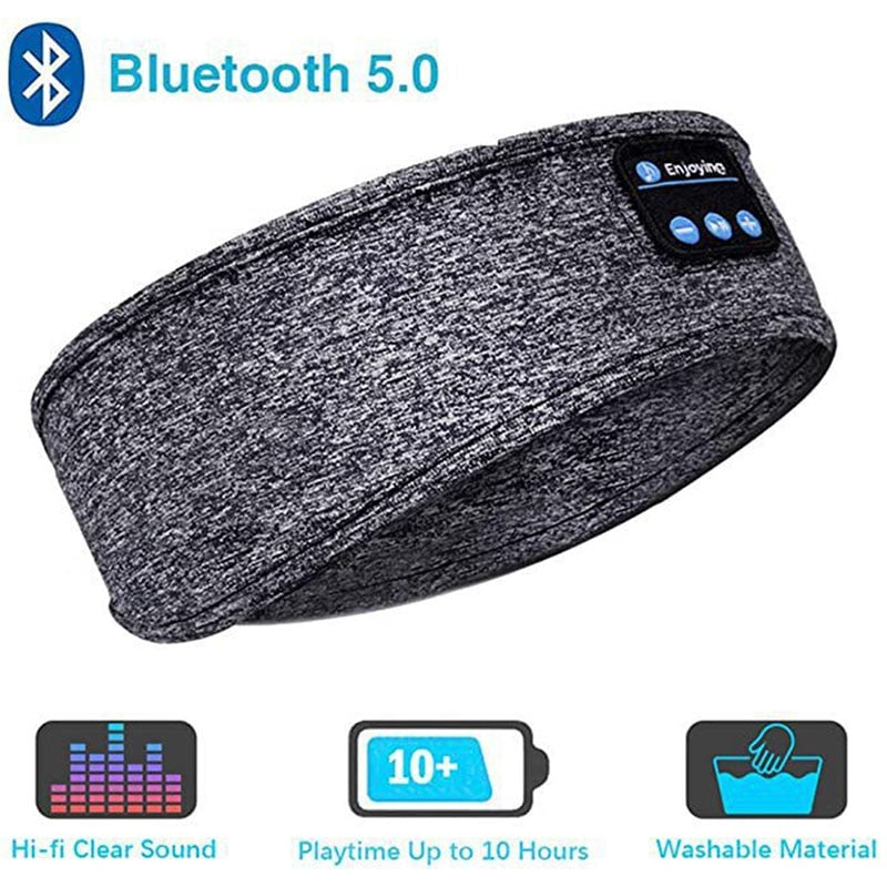 Fejpánt futáshoz vagy alváshoz - vezeték nélküli bluetooth-al zenehallgatáshoz