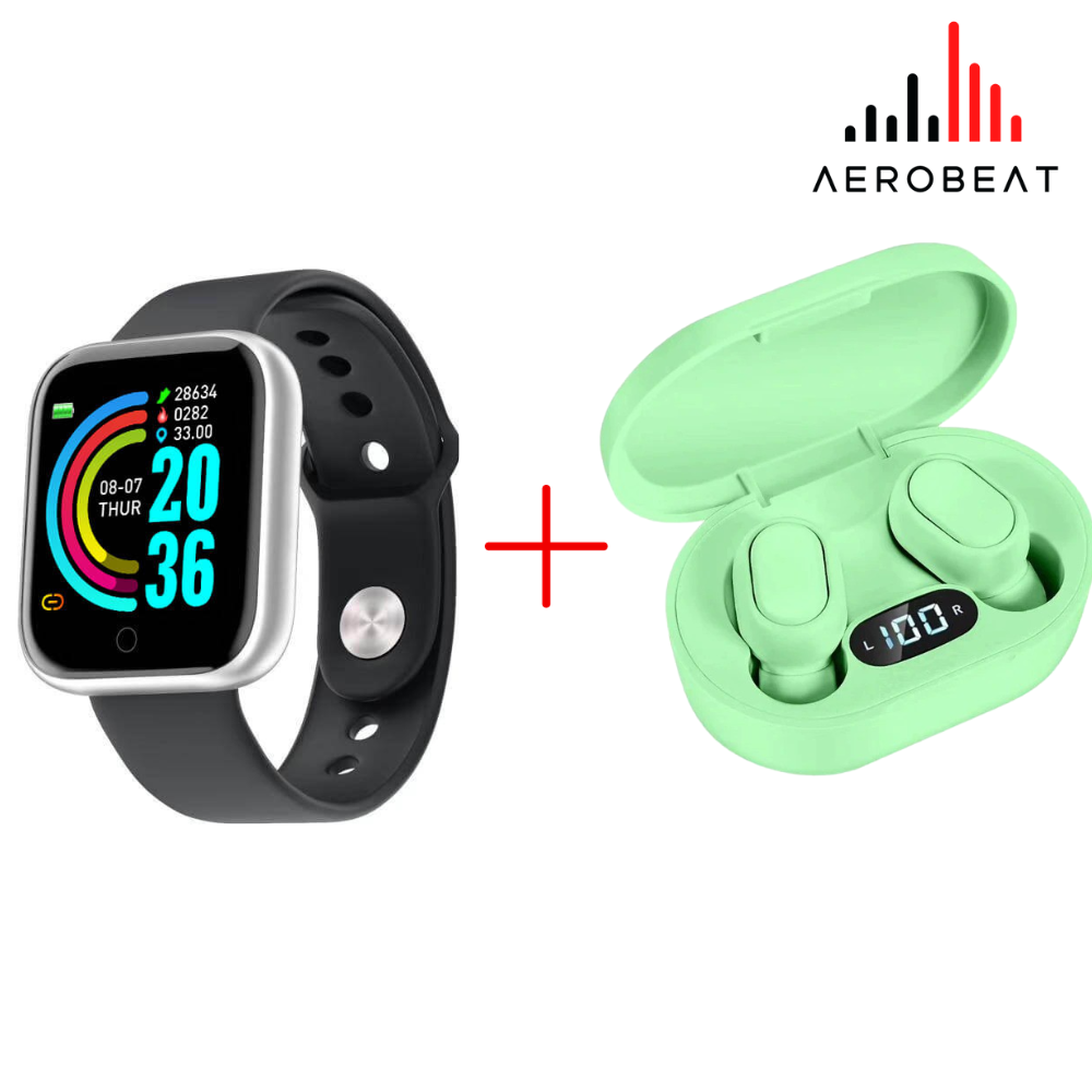 AeroBeat okosóra + fülhallgató csomag